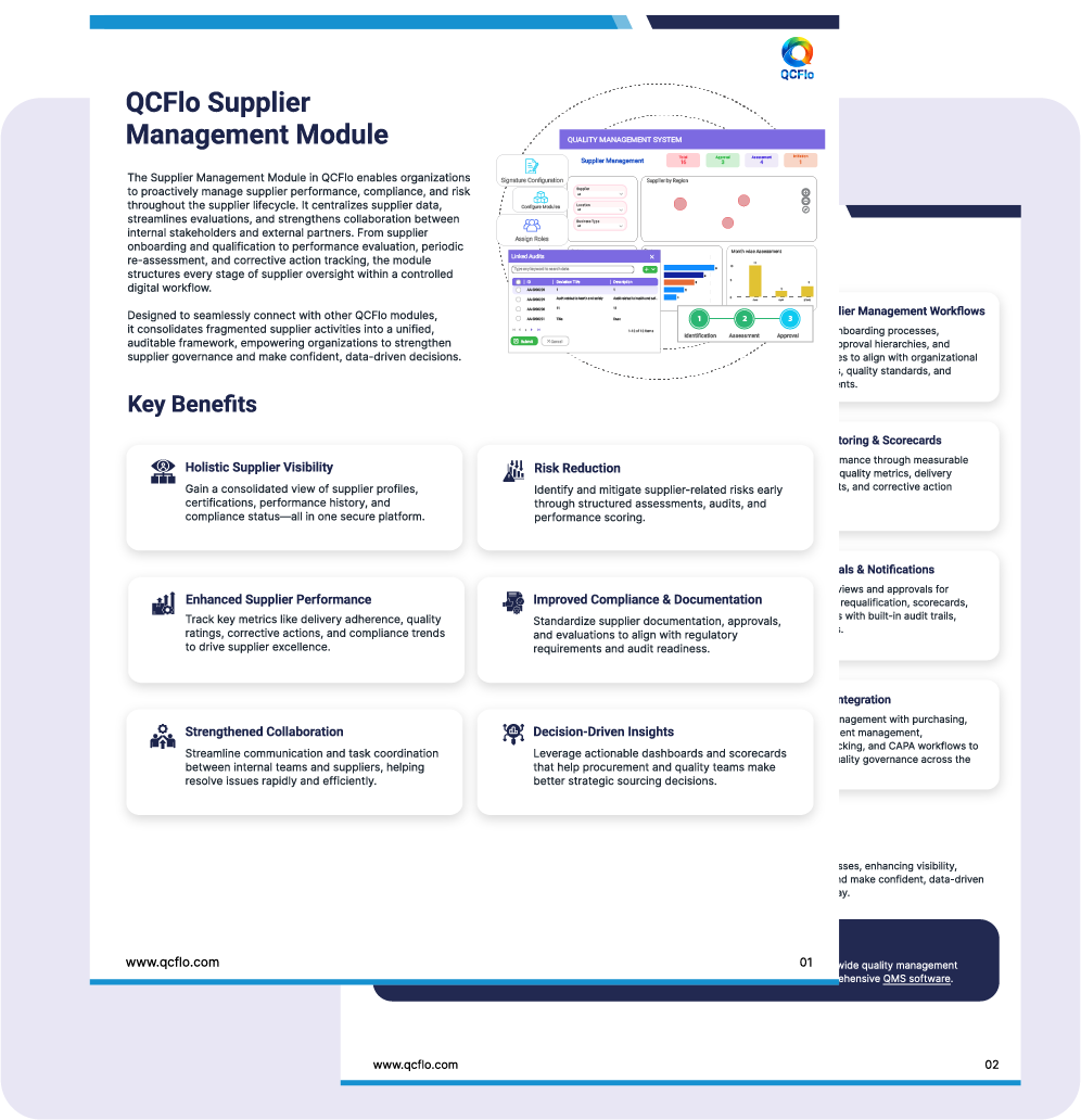 Supplier Management Module