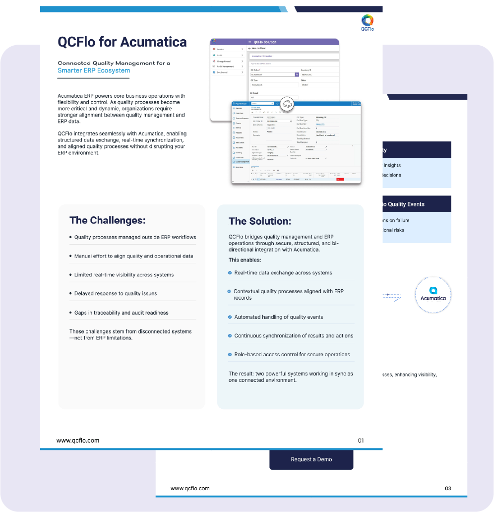 QCFlo for Acumatica
