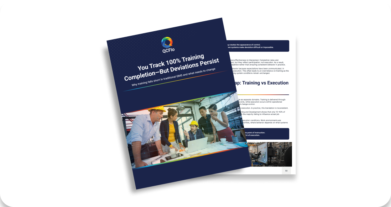 You Track 100% Training Completion—But Deviations Persist