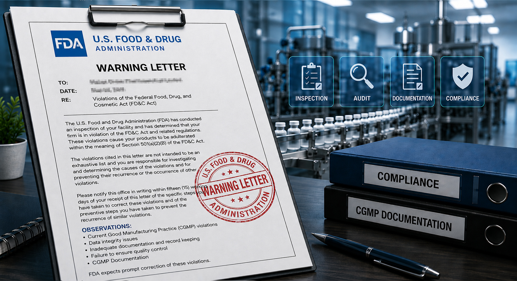 Four FDA CGMP Violations That Reveal Whether Your Quality System Is Inspection-Ready