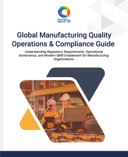 Global Manufacturing Quality Operations & Compliance Guide