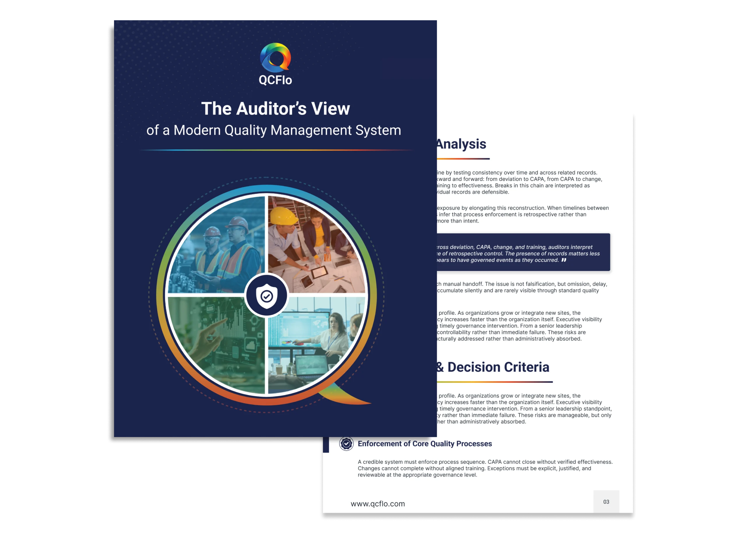 The Auditor's View of a Modern Quality Management System