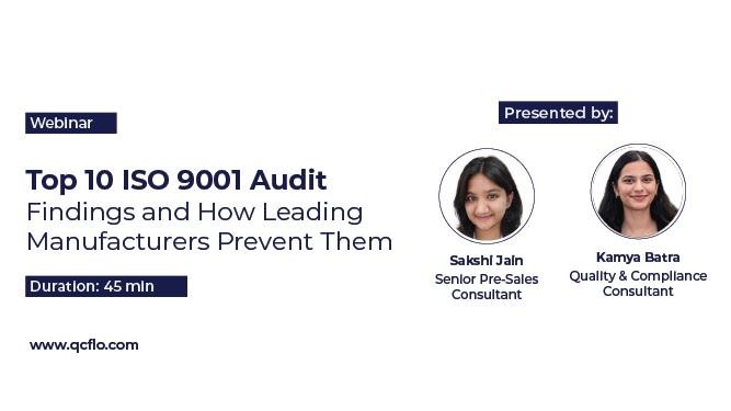 Top 10 ISO 9001 Audit Findings and How Leading Manufacturers Prevent Them